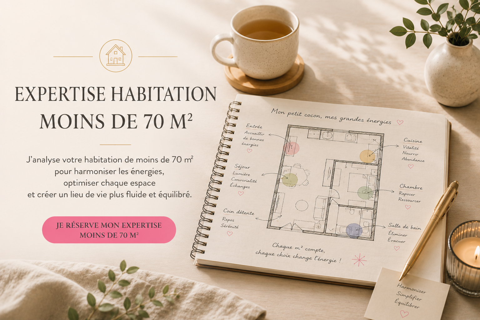 Expertise Feng Shui habitation - de 70m2