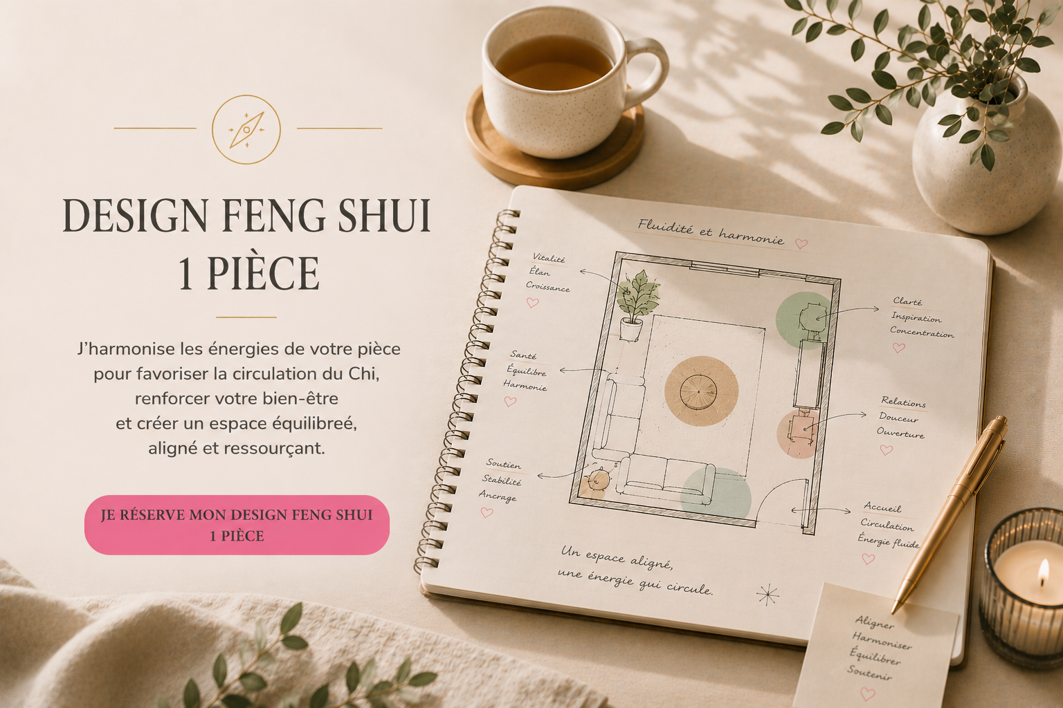 Design Feng Shui 1 pièce