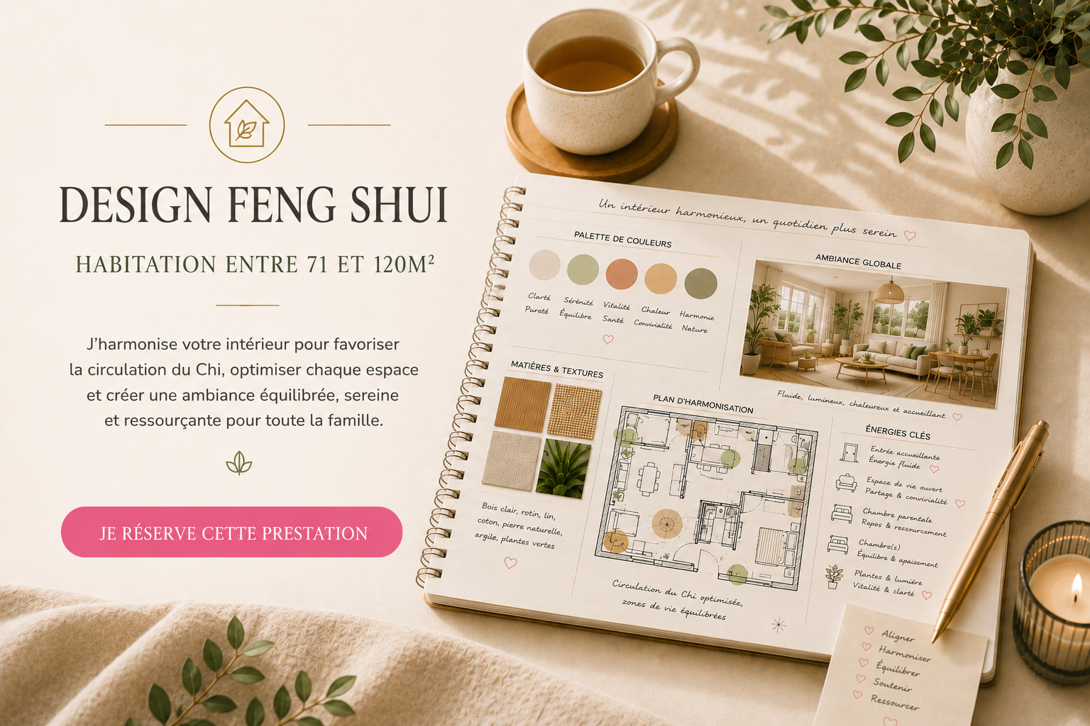 Design Feng Shui Habitation de 71 à 120m2 (Copie)
