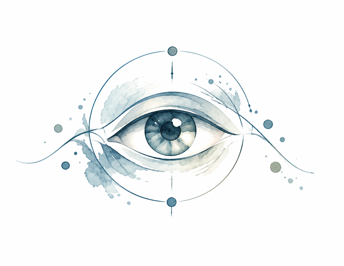 Illustration de l’observation : œil en aquarelle
